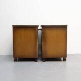 Set vintage nachtkastjes Jaren 70