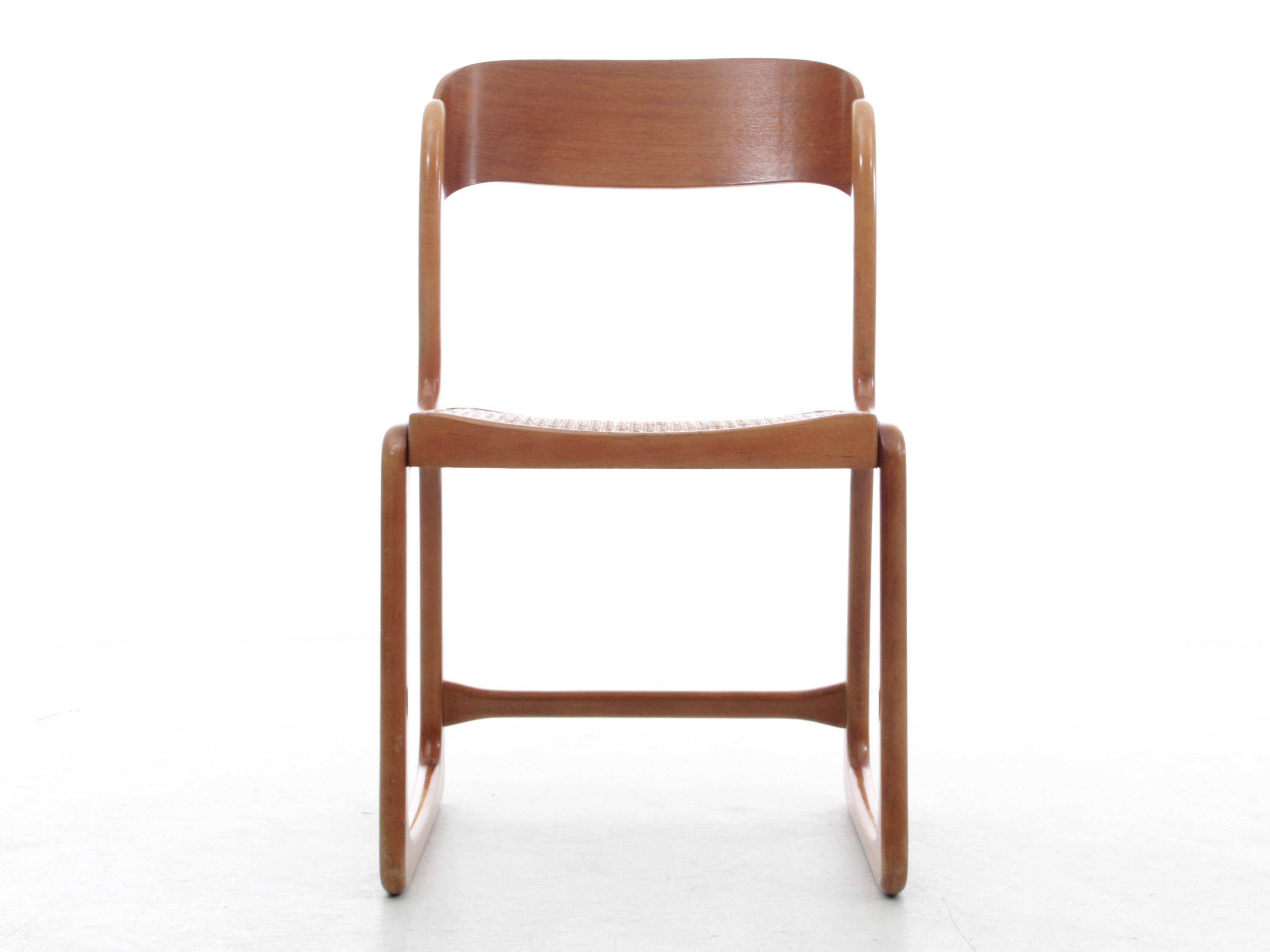 Set of 6 Baumann "Sledge / Sleigh" chairs