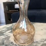Vase en verre gravé