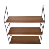 Old vintage wooden shelf