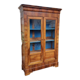 Louis Philippe blond walnut bookcase