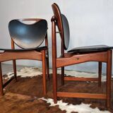 2 chaises danoises Arne Hovmand en teck