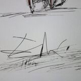 Salvador Dali: New York City, Plaza - Signed Lithograph