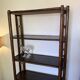 Large vintage rattan shelf/bookcase