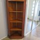 Corner bookshelf - Pentagon shape - Solid wood - 1980s - Richelieu