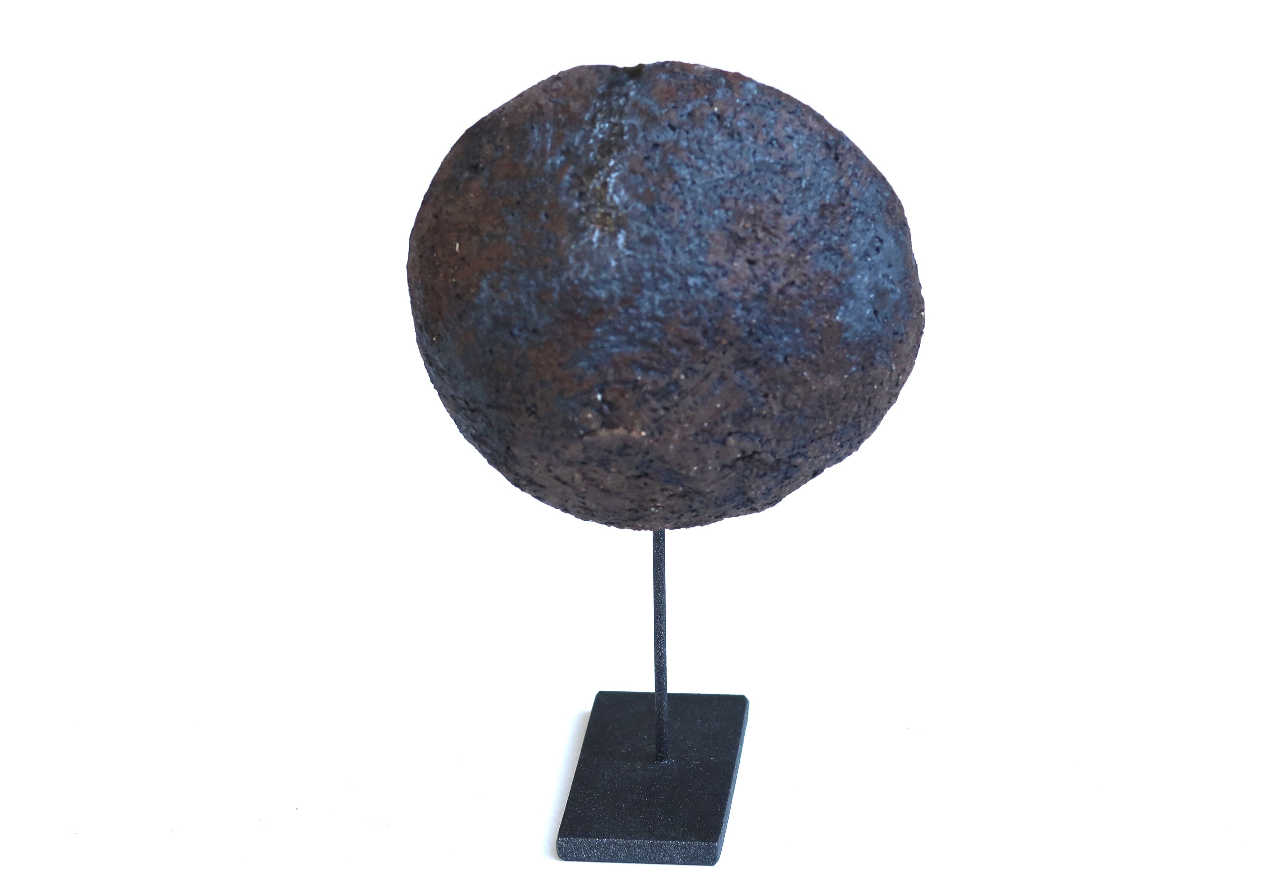 Sculpture tête en céramique de Jacotte Capron