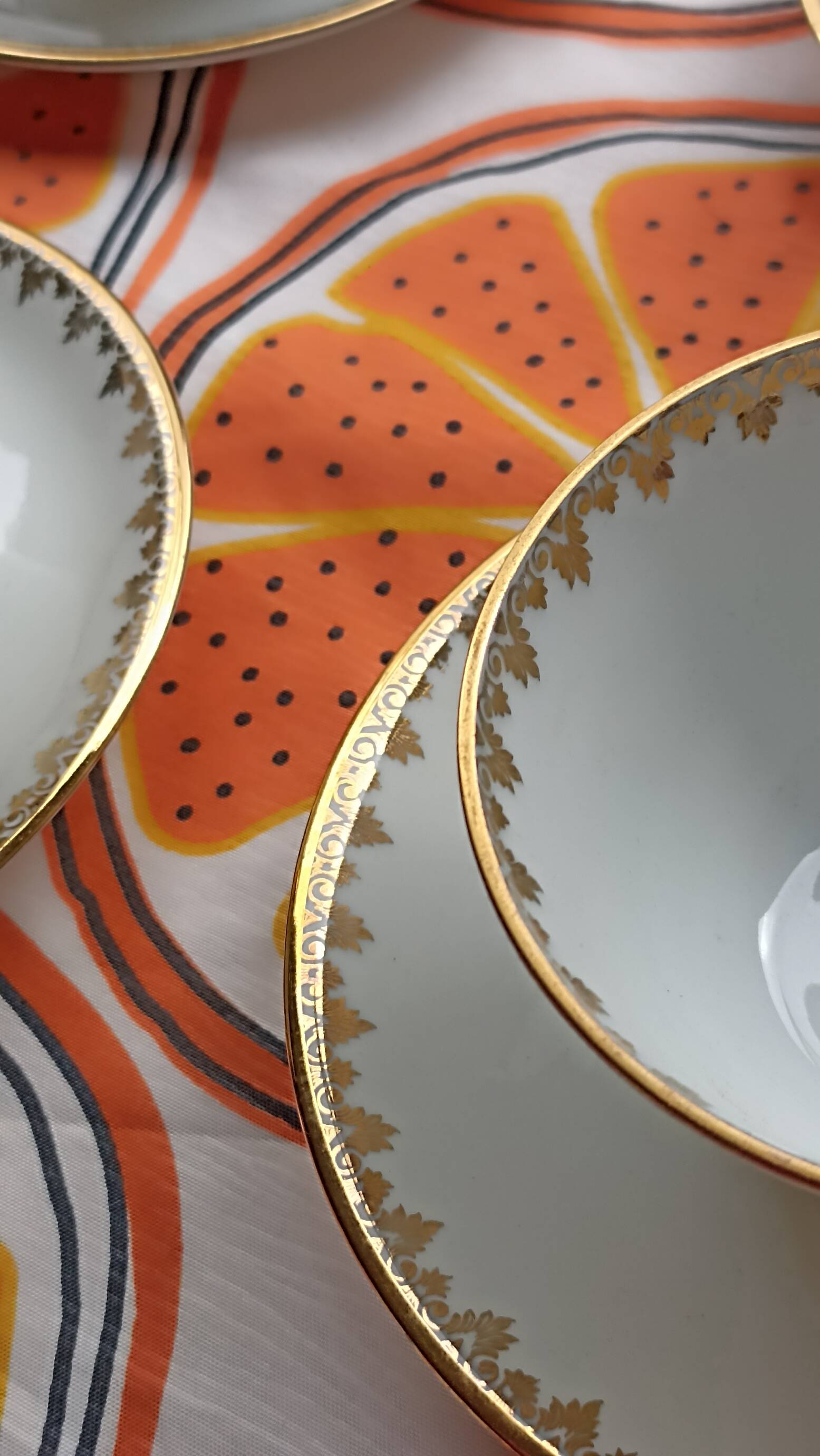 set of 6 Malbec and Treillard Frères cups from the 1950s