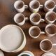 12-cup service with saucers and a pourer - Vieux grès de la Tour