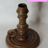 Wooden candle holder