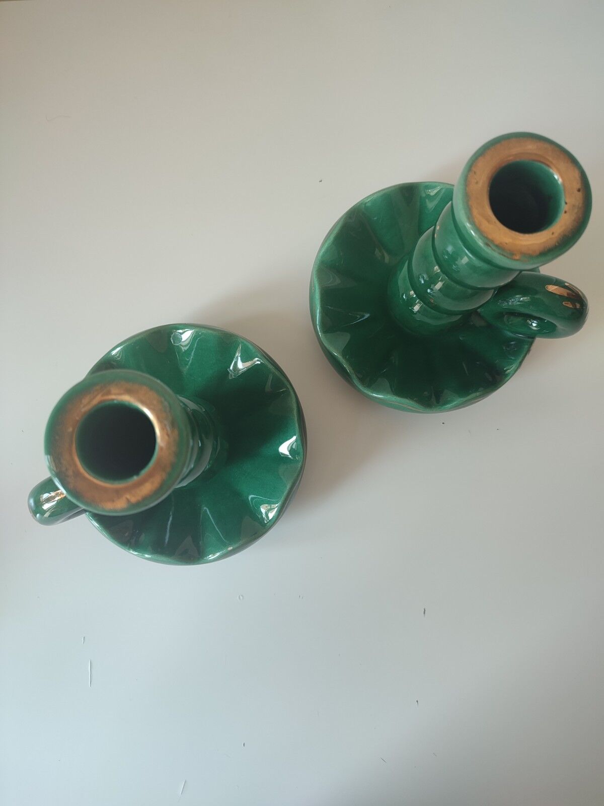 Bougeoirs en céramique