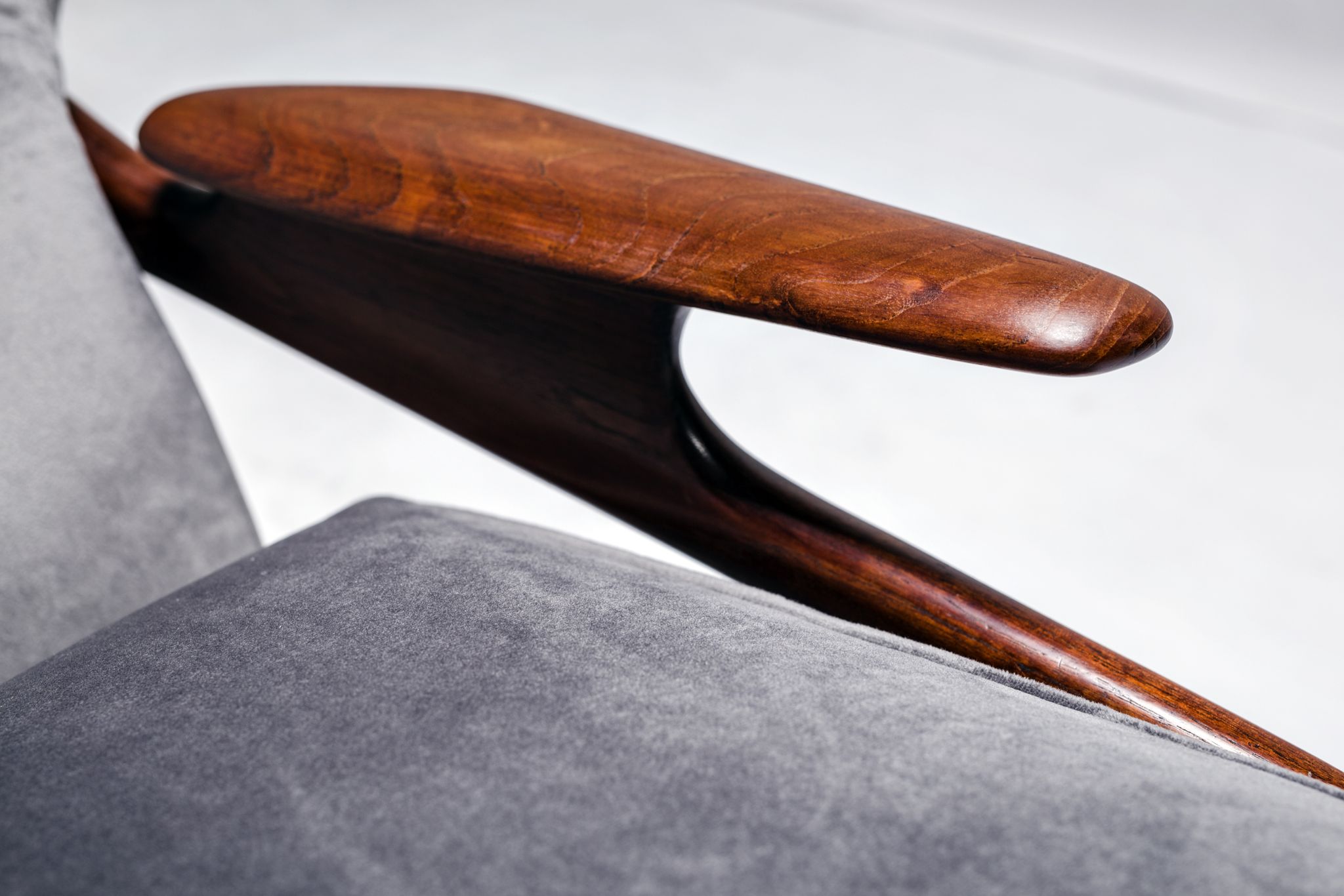 Fauteuil danois du milieu du siècle