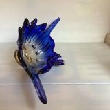 Large cobalt blue centerpiece