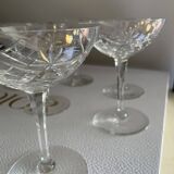 Cut crystal cups