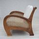 1970s, Danish 2-seater sofa by Klaus Wettergren, cotton fabric, teak wood.
