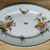 Decorative dish old earthenware