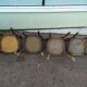 Ensemble de 4 chaises de bistrot - vintage - bar