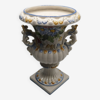 Italian floral Medici vase