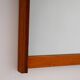 Vintage Scandinavian Teak Mirror with Grooved Frame