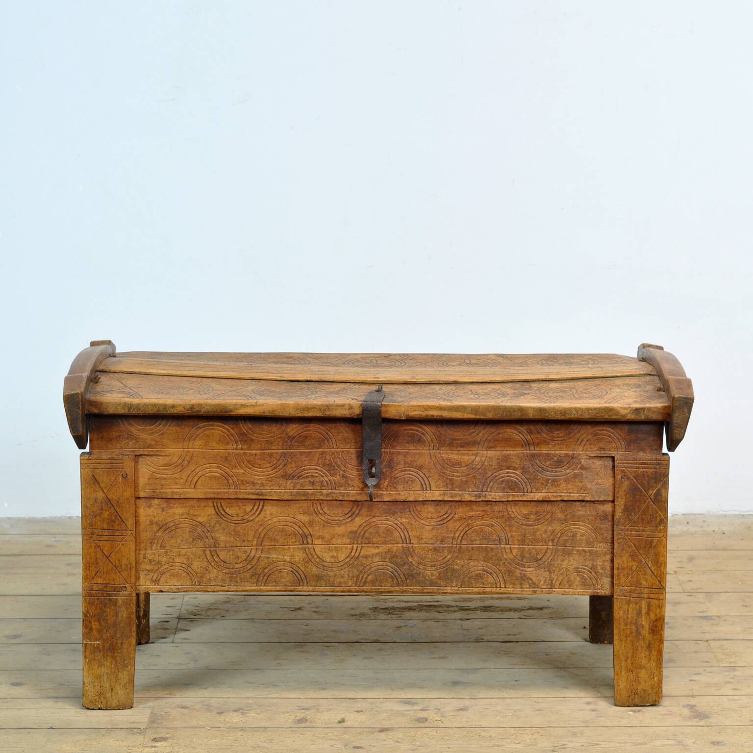 antique shepherd's chest, 1850s