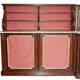Monumental antique buffet in rosewood Regency with Italian marble.