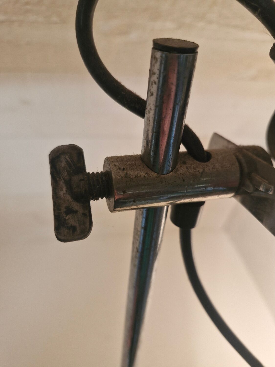 Lampe de bureau chrome 1970