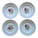 4 assiettes plates Mariette St Amand