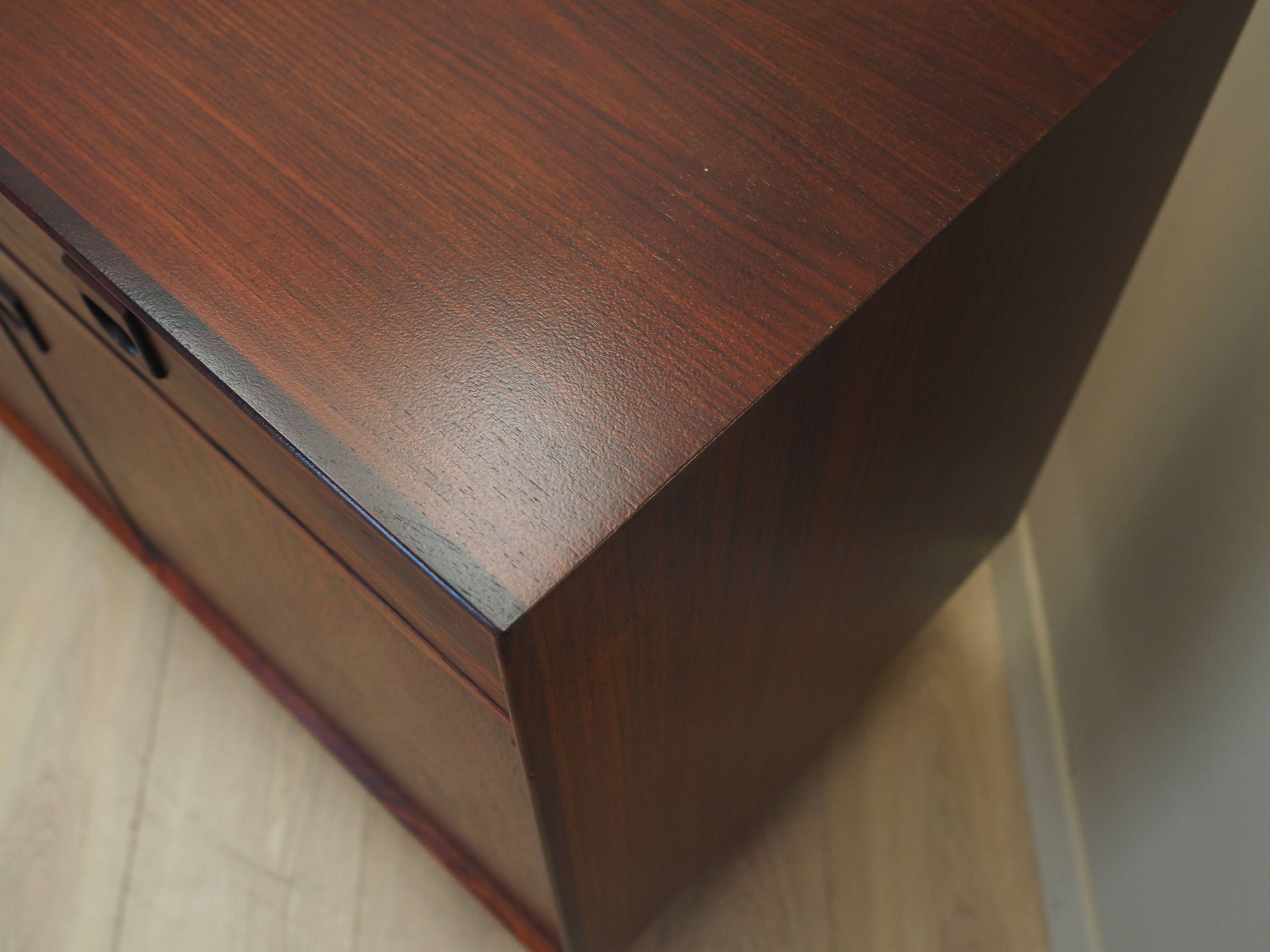 Rosewood dresser, Danish design, 1970s, production: Denmark