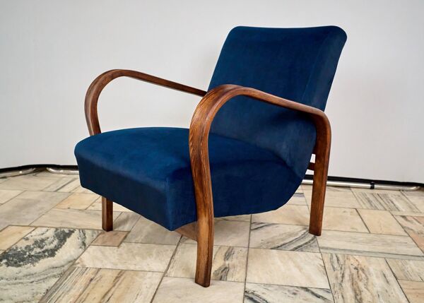 Fauteuil conçu par K. Kozelka et A. Kropacek, Interier Praha, Tchécoslovaquie