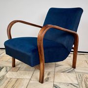 Armchair designed by K. Kozelka and A. Kropacek, Interier Praha, Czechoslov