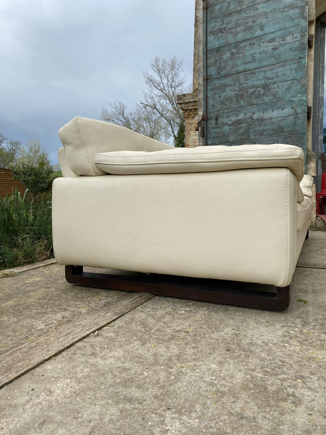 Roche Bobois leather sofa