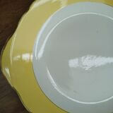 Round dish k and G Lunéville France daffodil model