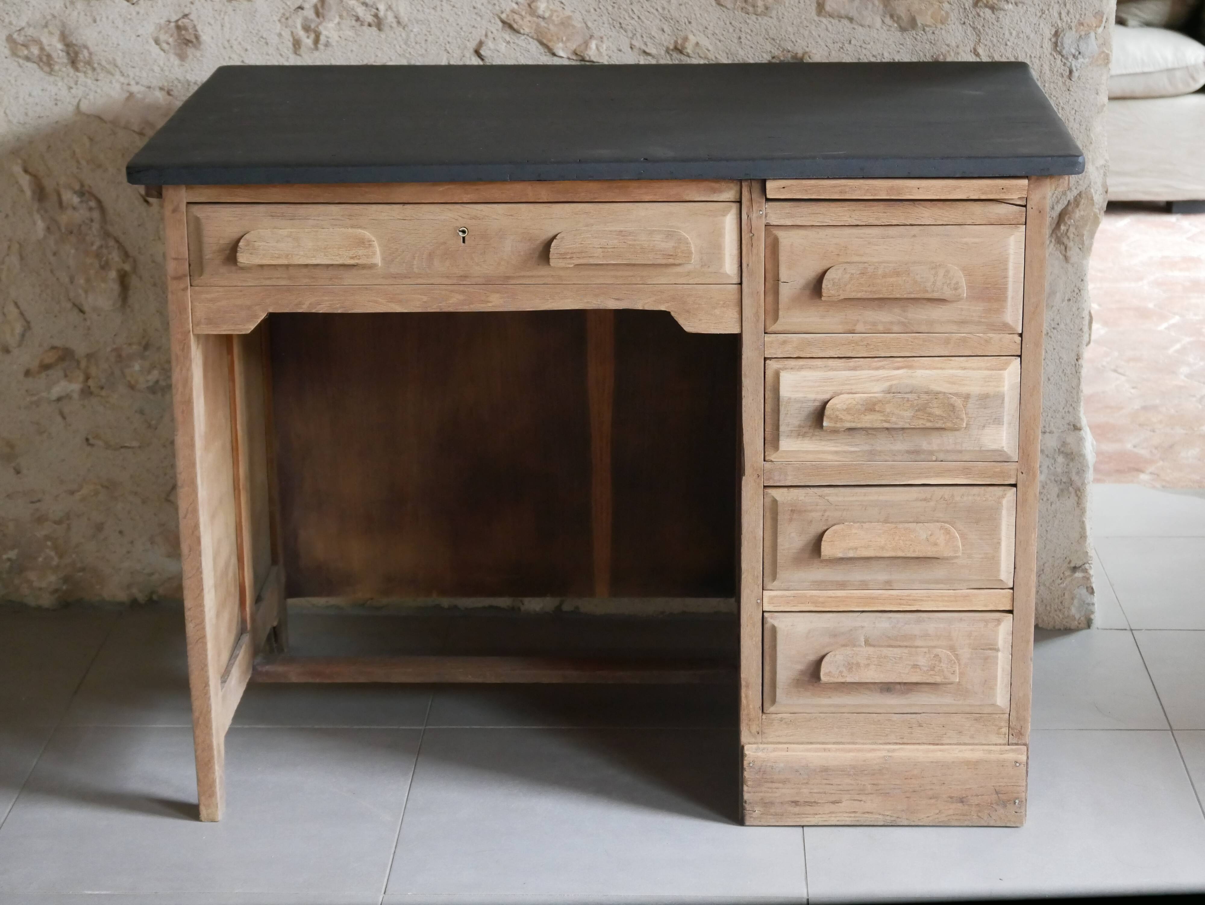 Desk and chair assembly