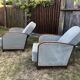 Duo de fauteuils club vintage