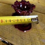 Bougeoir Céramique Vallauris années 50 signé CAB