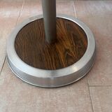 Porte-manteau scandinave en palissandre et aluminium, design milieu du siècle - années 1960