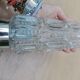 Pair of chrome Space Age wall lights