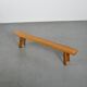 Table et bancs en mélèze par Christian Durupt, vers 1960