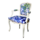 Fauteuil Louis XV Bleutée