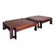 Italian rosewood coffe tables Zelda model design Sergio Asti for Poltronova, 1962