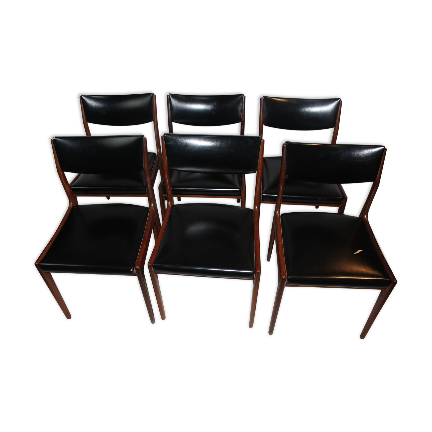6 vintage scandinavian design chairs