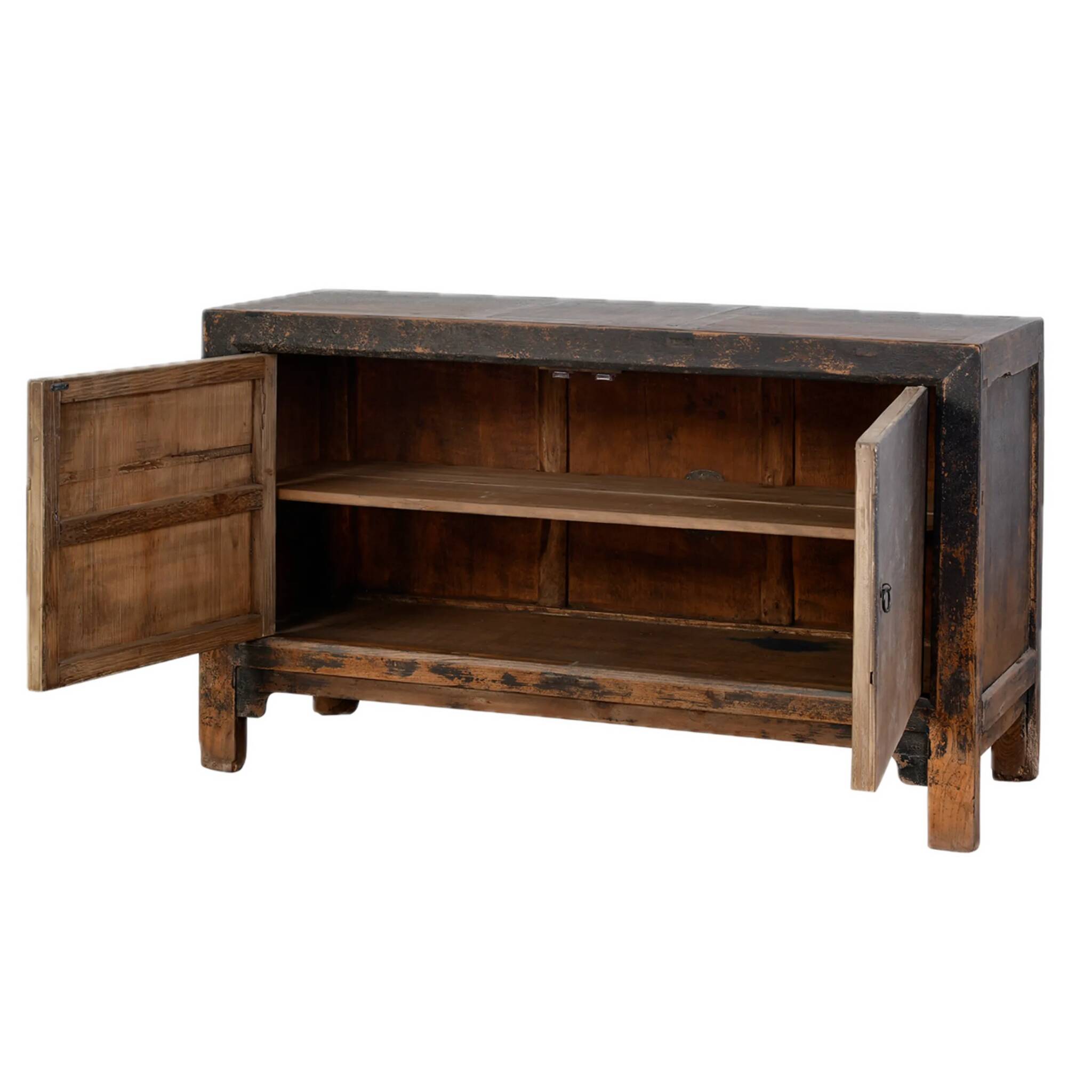 Qingdao - Antique Chinese solid pine sideboard no. 5