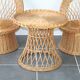 Set two armchairs and table from the 70