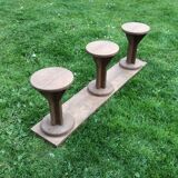 Wooden bench