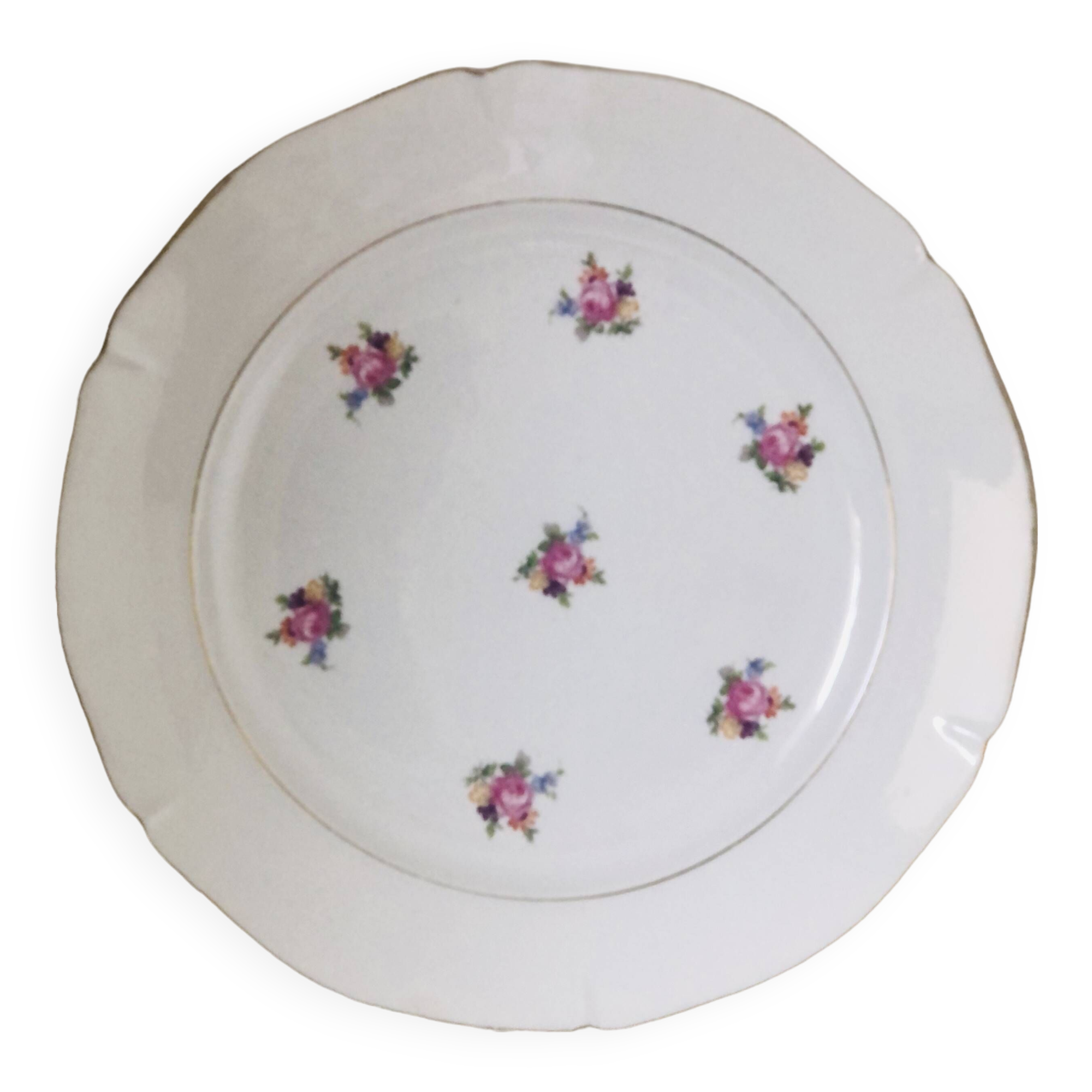Céranord porcelain presentation plate