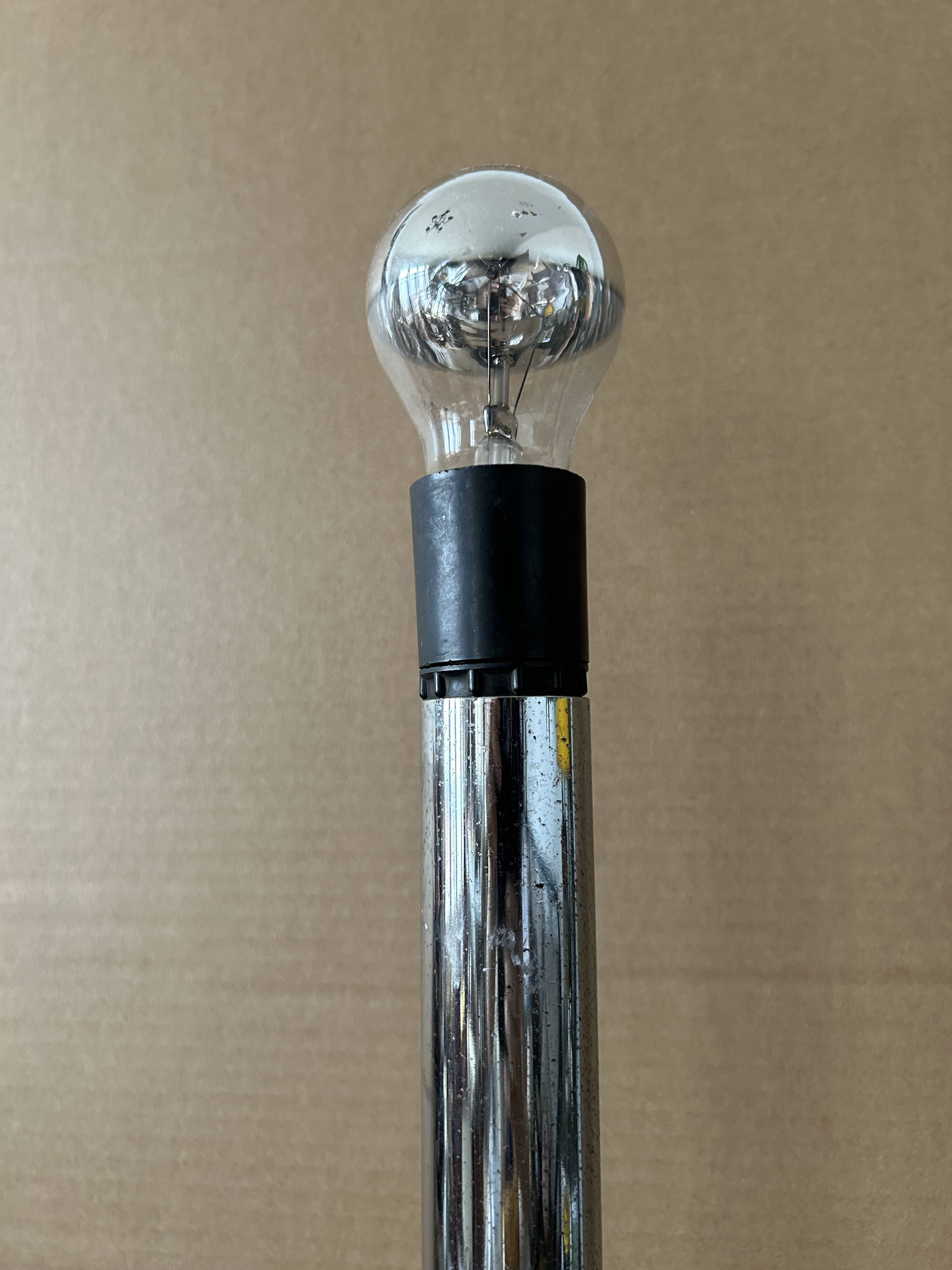 1970s chrome lamp