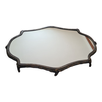Table tray nineteenth century silver metal