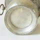 Brass champagne or ice bucket - relief vine decor