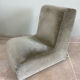 Chauffeuse velours vintage enfant