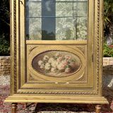 Showcase in gilded wood Louis XVI style