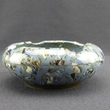 Gerbino, Vallauris, blue ashtray in mosaic earth